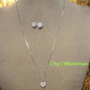 Heart Necklace Set